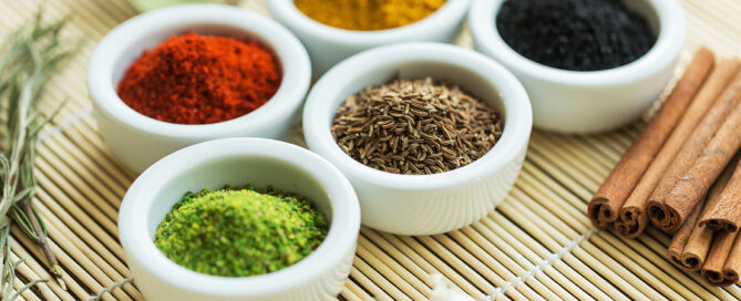 Especias ricas en micronutrientes