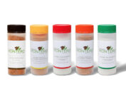 La variedad de adobos incluye: con pimienta, sin pimienta, para asar, criollo con sazón con pimienta y criollo con sazón sin pimienta.