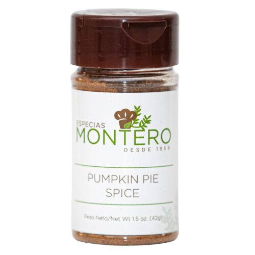 Especia de calabaza cruda orgánica con canela, pimienta de Jamaica, nuez moscada y jengibre