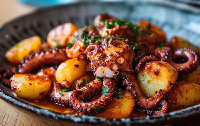 Receta de pulpos a la gallega