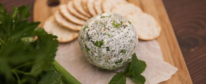 Dip de queso de cabra y hierbas finas