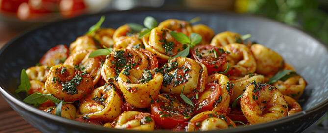 Tortellini en salsa de tomate