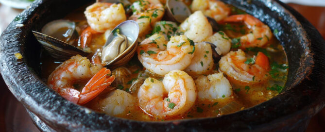Cazuela de mariscos