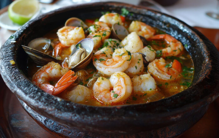 Cazuela de mariscos