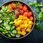 Poke bowl con mango