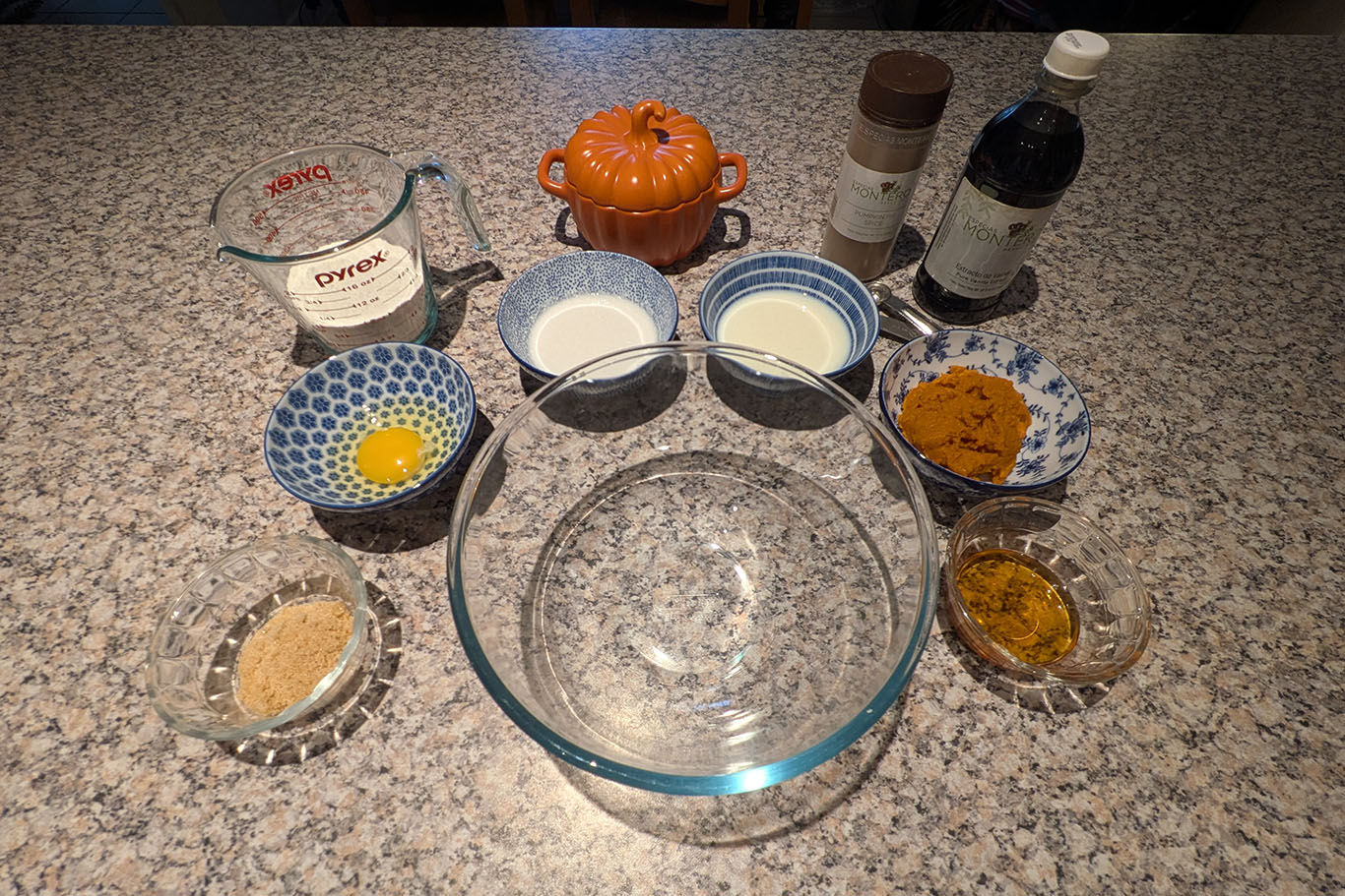 Ingredientes para Pancakes de calabaza de Camille Conde Montero