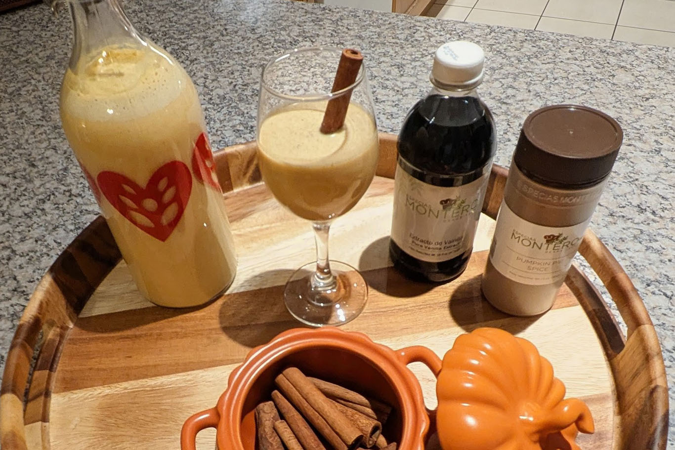 Coquito de Pumpkin pie spice Montero