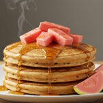Pancakes de guayaba suaves, esponjosos con una mermelada mezcla aromatizada con canela y clavo Montero, y la masa lleva el toque especial del extracto de vainilla Montero. El resultado: un desayuno diferente, tropical y lleno de sabor. Perfectos para variar el brunch del weekend o sorprender en casa.